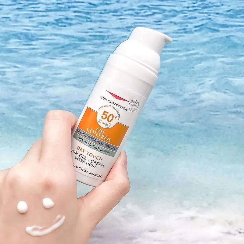 50ml SPF 50+ Facial Sunscreen Refreshing Oil Control Sunscreen Effectively Isolates Ultraviolet Rays Sun Gel Face Body Sunscreen_voghion.com