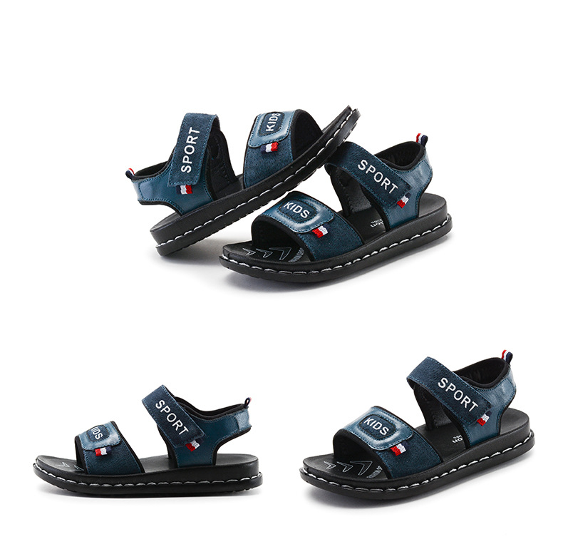 Mutter & Kinder Jungen Sandalen Sommer Klett Kinder Schuhe Mode lässig rindsleder jungen strand_voghion.com