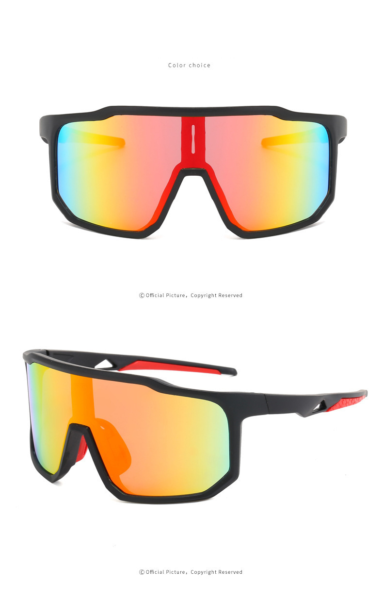 Lunettes coupe-vent unisexes Cycg pour l'extérieur, grand cadre, cycg, ski, alpinisme, route, vélo de montagne, lunettes de sport pour femmes_voghion.com