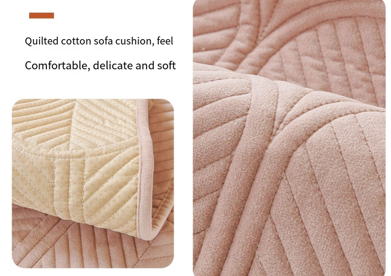 Thick Plush Sofa Cushion Cover - Non-Slip High-Grade Leather, Modern & Comfortable (Premium Quality)_voghion.com