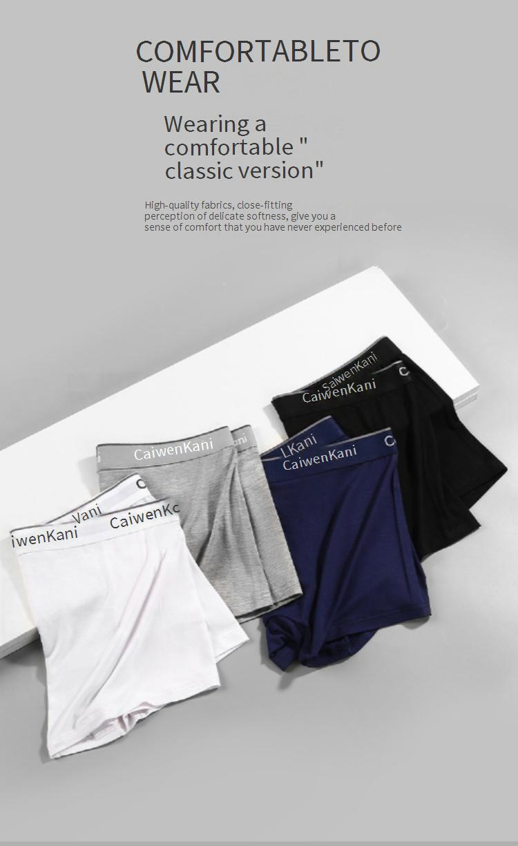 Men's Breathable Cotton Modal Underwear Set - Anti-Bacterial, Seamless, Mid-Rise Boxer Briefs With Graphene Technology_voghion.com