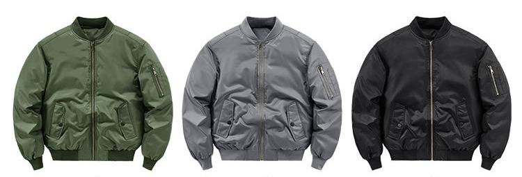 Chaqueta bomber de invierno para hombre, cortavientos, con cuello alto, relleno de plumón de pato Power de 900 pulgadas cúbicas, estilo cortavientos, corte ajustado, varios colores._voghion.com