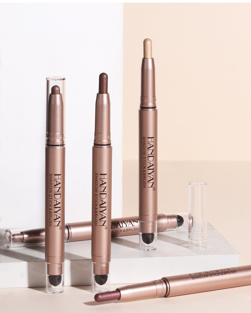 HANDAIYAN Double - Headed Eyeshadow Stick - Non - Smudging, Highlight, Contour, Pearl Shimmer Eyeshadow Pencil_voghion.com