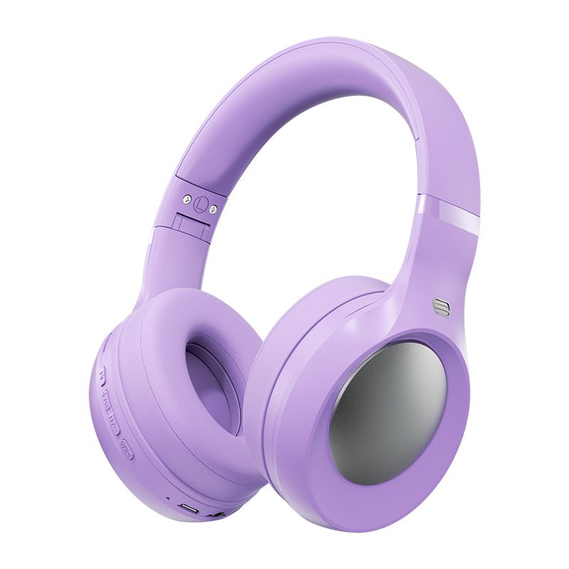 intelligent Noise Reduction 2025 New Over-Ear Noise Cancelling Long Battery Life High Aesthetic Electroplated Wireless Bluetooth Headphones In Stock_voghion.com