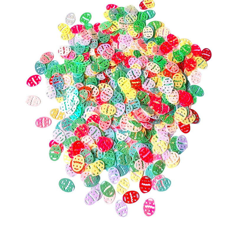 Ostern Party Dekoration Atmosphäre Layout Kaninchen Küken Eier DIY Zubehör werfen Konfetti_voghion.com