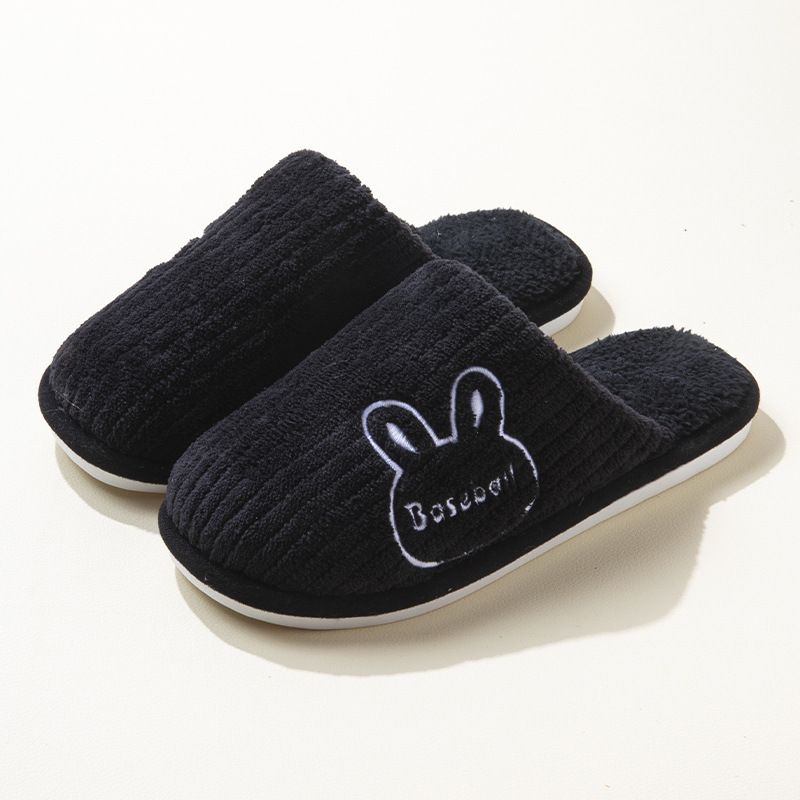 Pantofole da donna in cotone 2024, nuove, per interni ed esterni, con suola spessa e morbida al tatto, per l'inverno_voghion.com