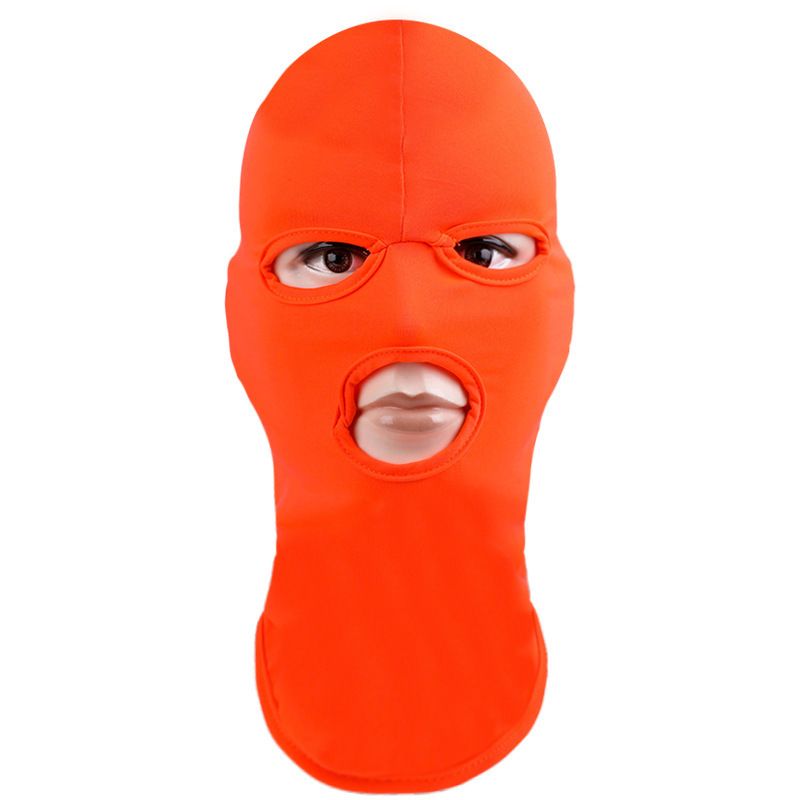 LazyZoom Radfahren Sonnenschutz Kopfbedeckung Gesicht für Frauen Atmungsaktiv Staubdicht Drei-Loch Hut Motorrad Winddichte Maske_voghion.com