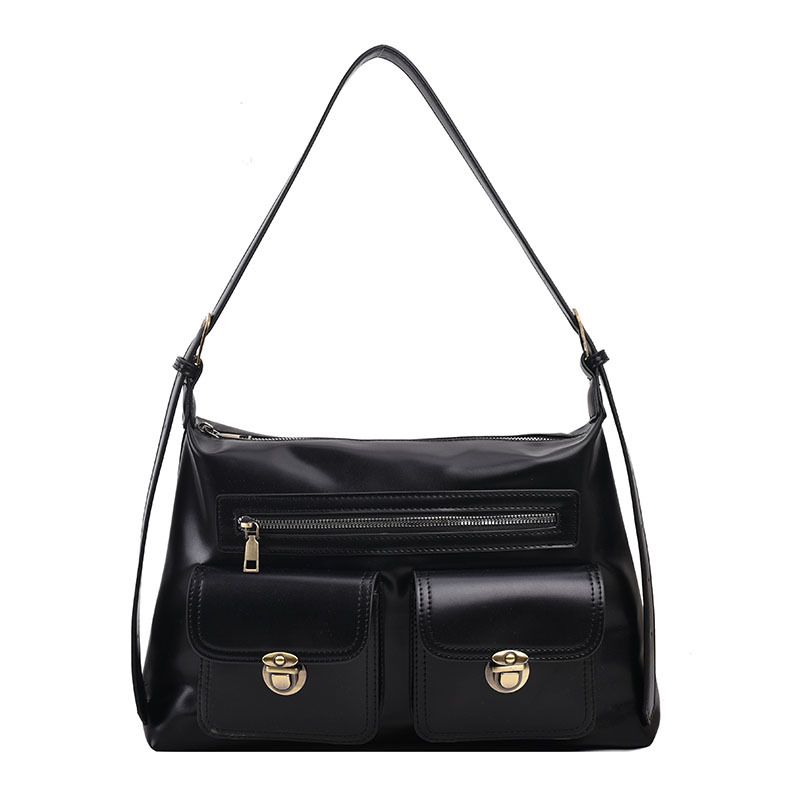 Herbst Neue High-End-Feeling-Schultertasche für Damen mit großer Kapazität und Nischendesign und Doppeltasche_voghion.com