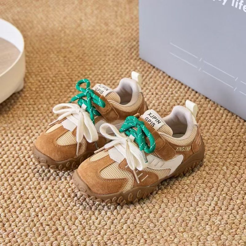 Children's New Style Training 2025 Spring Boys' Non-Slip Sports Girls' Soft Sole Breathable Casual Running Shoes_voghion.com