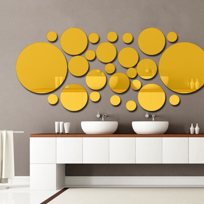 Acryl dekoration selbst-adhesive 3D stereoskopischen kristall spiegel st, schlafzimmer wohnzimmer hintergrund malerei wand_voghion.com