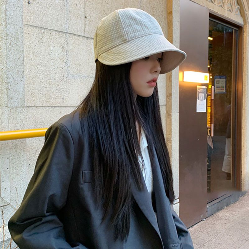 2024 Nuovo cappello da pescatore di qualità con coulisse, edizione coreana, con viso che mostra un piccolo cappello da pescatore, cappello da sole autunnale_voghion.com