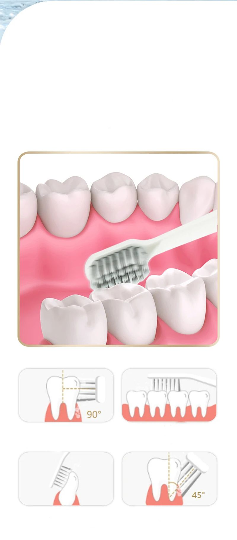 Sonic Electric Adult Smart Timing Tooth Brush Teeth Whitening Fast USB Rechargeable Toothbrush Replacement JT232622_voghion.com