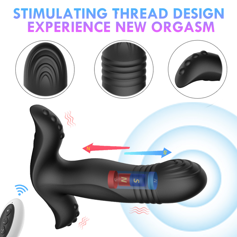 Vibratoren Analplug für Männer Frauen Stoßdildos Vibrator Männliches Prostata-Massagegerät R_voghion.com