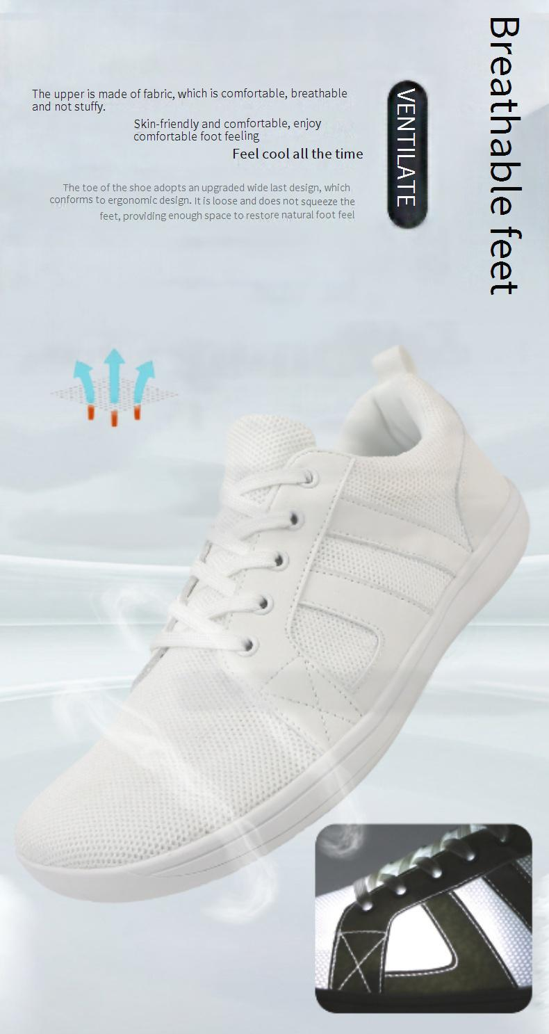 Frühlings-Wanderschuhe mit breiter Spitze – Atmungsaktive Strick-Sneaker (Fußgewölbeunterstützung und gepolsterte Sohle) – Bequeme Schuhe für Plattfüße für Männer und Frauen_voghion.com