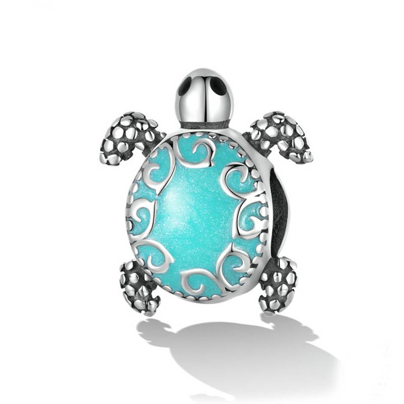 Classico braccialetto estivo con ciondolo a forma di tartaruga e stella marina, gioielli di lusso fai da te_voghion.com