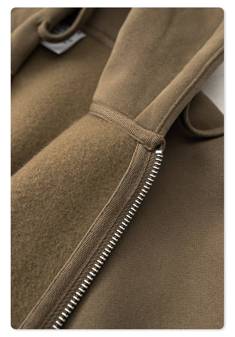 Retro-Hoodie mit Reißverschluss für Damen – Übergroßer, kurzer Pullover mit Fleecefutter, Streetwear-Freizeitjacke für Herbst und Winter_voghion.com