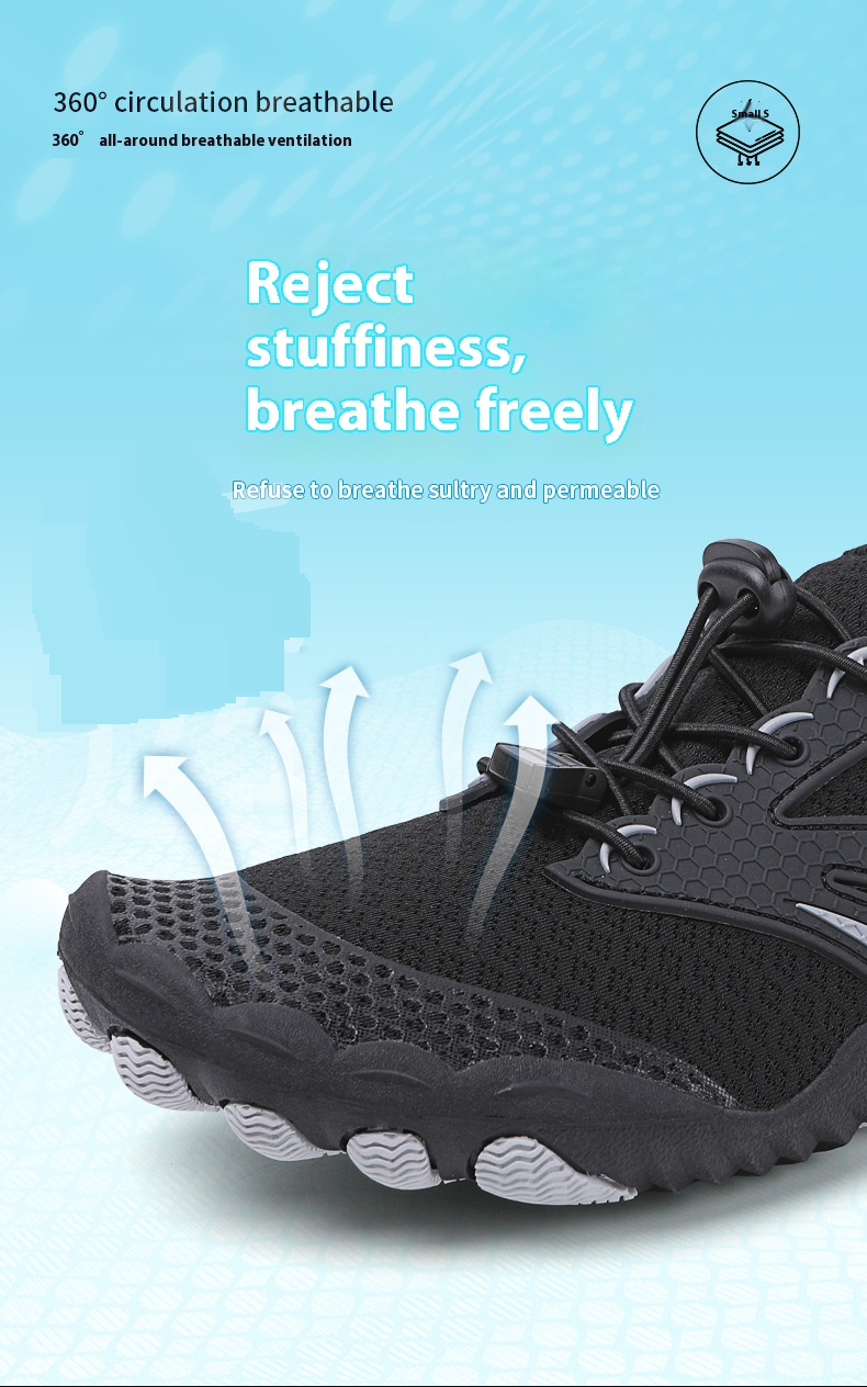 Lightweight Breathable Gym Shoes For Men And Women - Non-Slip Yoga Sneakers With Cushioned Sole For Squats, Deadlifts & Jump Rope_voghion.com
