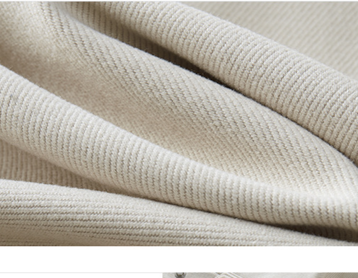 Modern Minimalist Zip-Up Jacket For Men - Premium Polyester Blend Oversized Lapel Coat With Contrast Stitching (Black/Tan/Beige)_voghion.com