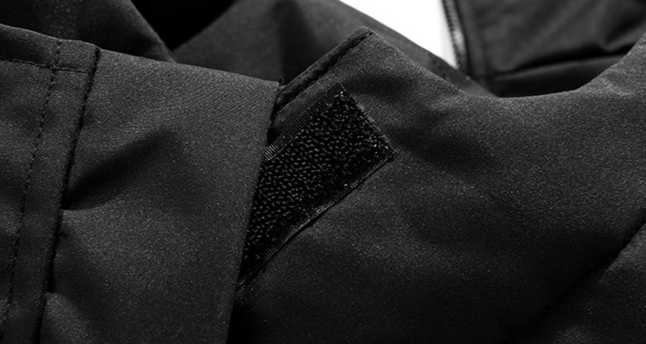 Übergroße Pufferjacke mit Kapuze und Druckdesign für Herren, dicker Wintermantel für die Freizeit (Schwarz, Schwarz bedruckt, Braun, Blau)_voghion.com