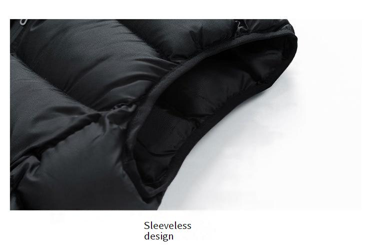 Unisex-Winterweste mit dicker Polsterung, Stehkragen, lockerer Passform für Männer und Frauen – leichte, warme Schichtung für Freizeit und Arbeit_voghion.com