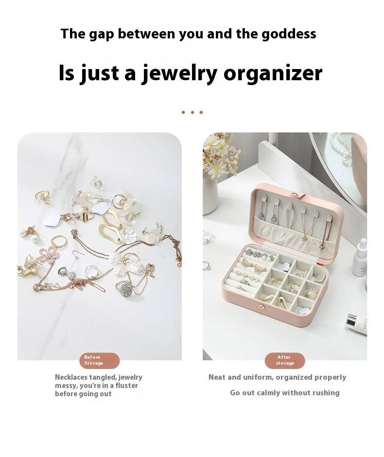 Schmuck-Organizer aus weichem Leder (Modell: SP01339/SP01338/SP01310) – Stilvolle, koreanisch inspirierte Tasche für Ohrringe, Ringe und kleine Accessoires_voghion.com