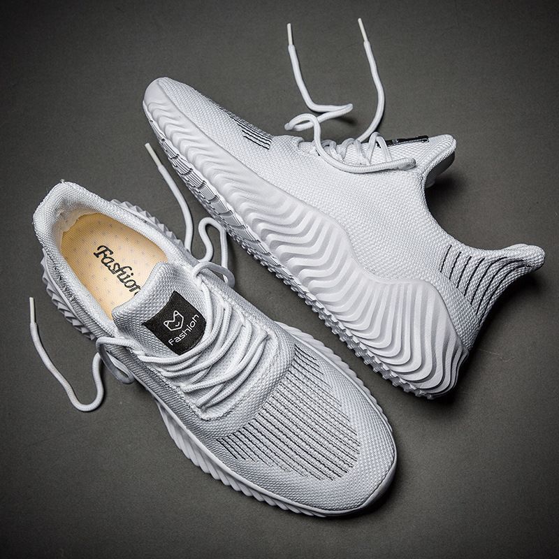 Zomer Nieuwe Vliegende Weefsporten Voor Heren Grote 47 Casual Heren Lichtgewicht En Ademende Hardloopschoenen_voghion.com