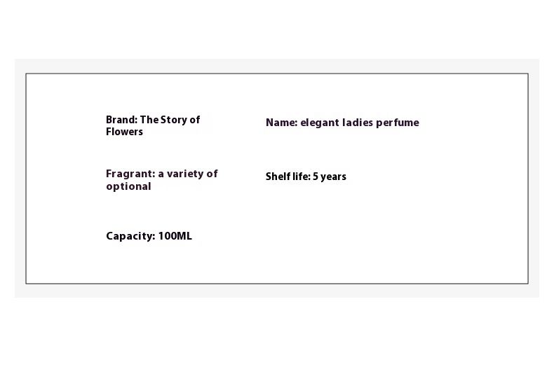 Uus parfüüm Flower Tale parfüüm Naiste värske ja püsiv parfüüm üliõpilastele Idamaine parfüüm Lille- ja puuviljaparfüüm_voghion.com