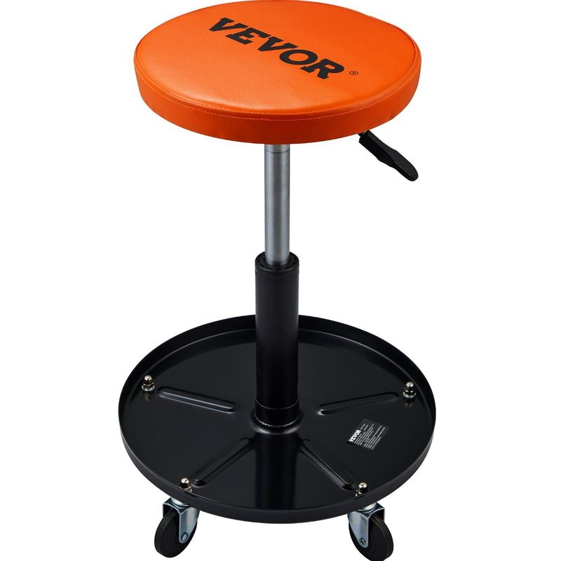 VEVOR Adjustable Mechanics Rolling Creeper Seat Stool Tool Tray For Shop Garage_voghion.com