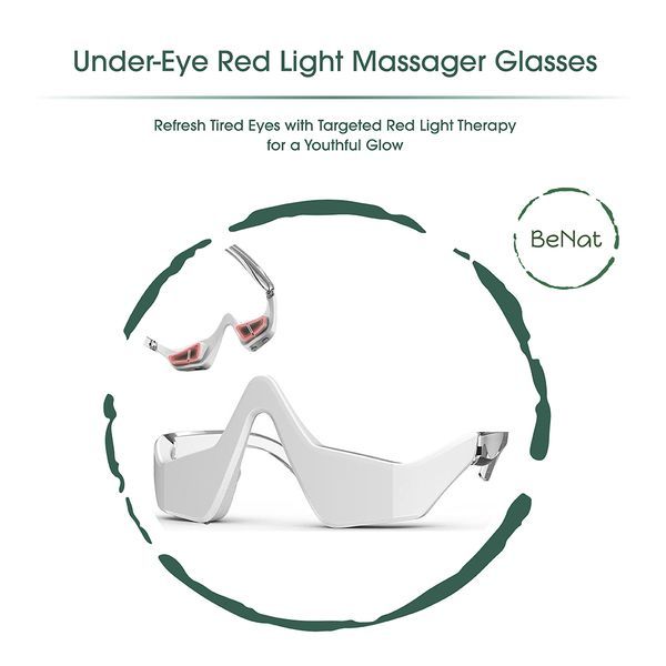 Under-Eye Red Light Therapy Skin Rejuvenation And Relaxation Massager_voghion.com