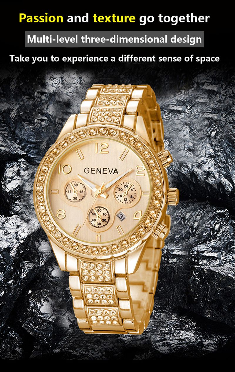Elegant Stainless Steel Quartz Watch With Mineral Glass, Water Resistant, Luminous Hands, And Butterfly Clasp For Women_voghion.com