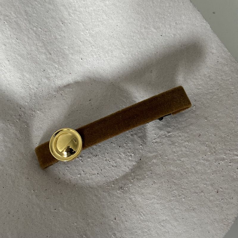 Piccola fibbia in oro nero Curry delicato tutto-fiammifero fermaglio per capelli frangia fermaglio laterale coda di cavallo cordino per capelli nuovi accessori per capelli_voghion.com