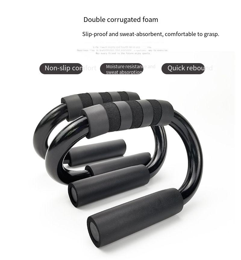 S Shaped Push Up Stand Multifunctional Arm Strength Abdominal Muscle Training Equipment Indoor Sports Fitness Push Up Aid_voghion.com