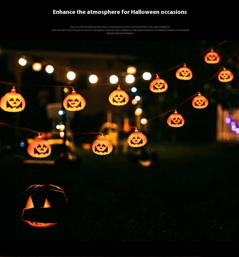 Halloween-LED-Lichterketten – Fledermaus-, Skelett-, Kürbis- und Geister-Dekorationen für gruselige Partybeleuchtung (Batterie-/Steckeroptionen, 2–3,6 m Länge)_voghion.com