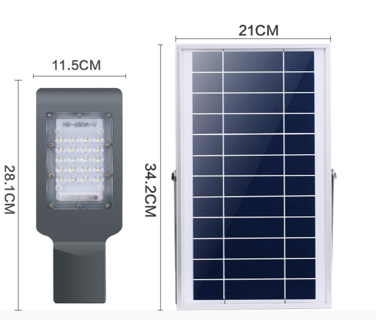 Applique a LED ad energia solare con telecomando - Lampada da giardino impermeabile per esterni, per illuminazione di cortili, vialetti e comunità (palo alto da 20 W)_voghion.com