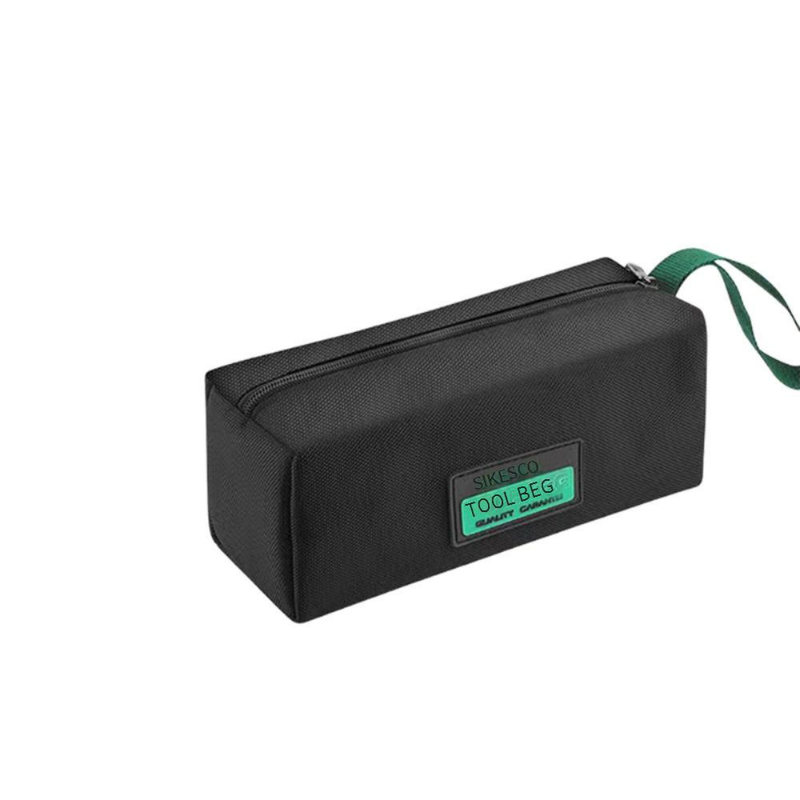 Heavy-Duty Oxford Tool Bag With Multiple Pockets - Durable Electrician Organizer For Repair & Construction - Green & Black_voghion.com