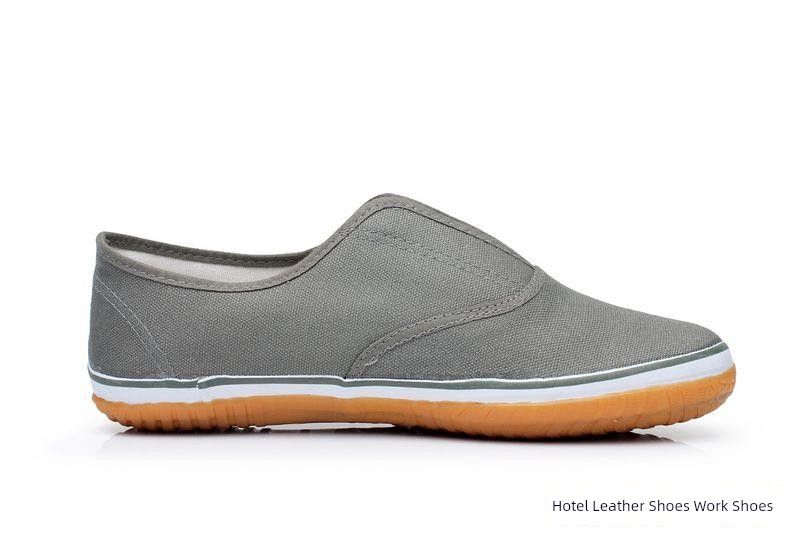 Slip-on Rubber Sole Elastic Mouth Canvas Shoes_voghion.com