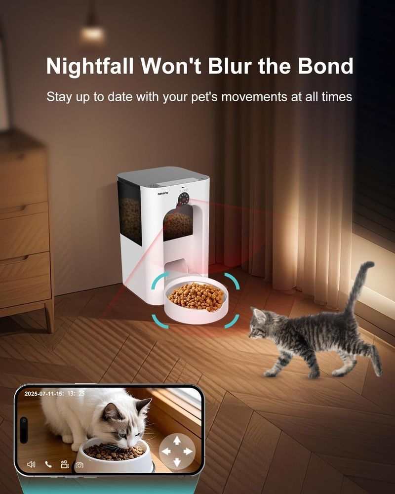 4L Pet Feeder Food Dispenser Bowl Automatic Dog Cat Bottle Self Feeding Timing_voghion.com