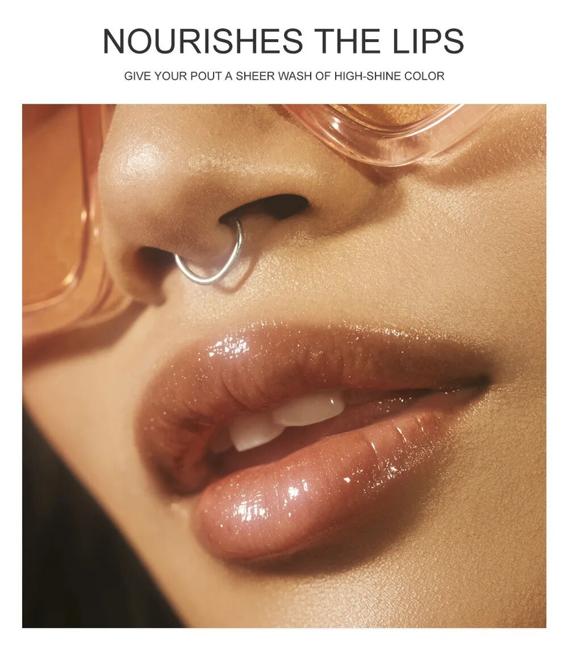 Suero de brillo labial voluminizador instantáneo con aceite realzador y potenciador extremo que nutre y humecta los labios de forma sexy y antiarrugas. El más popular de 2024_voghion.com