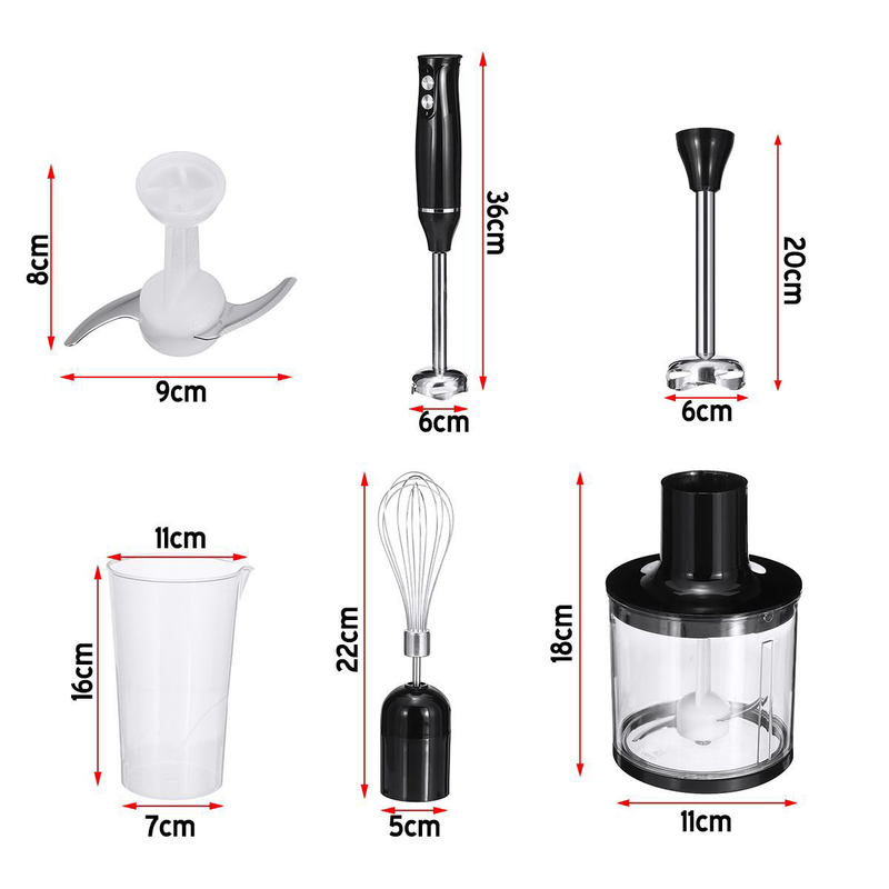 US standard food blender food cooking stick egg beater four in one household handheld juicer meat grinder blender_voghion.com