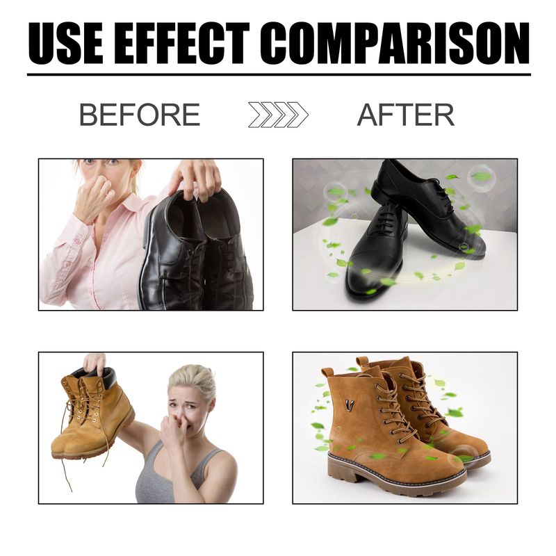 Ximonth Deodorant Shoe Stickers, Deodorant Sports Breathable Deodorant Absorbent Comfortable Refreshing Invisible Deodorant Insoles_voghion.com