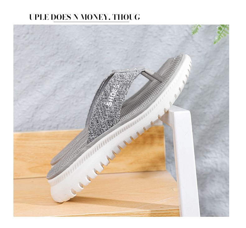 2025 Summer New Women's Simple Flip-Flops Sports Wedge Casual Large Size Slippers_voghion.com