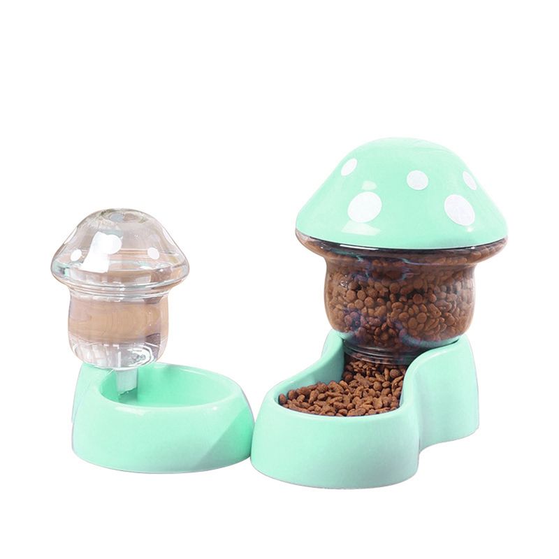 Guangying 1 Set Kat Water Feeder Auto Replenishment Grote Capaciteit Paddestoel Vorm Huisdier Hond Kat Water Voedsel Container Dierbenodigdheden_voghion.com