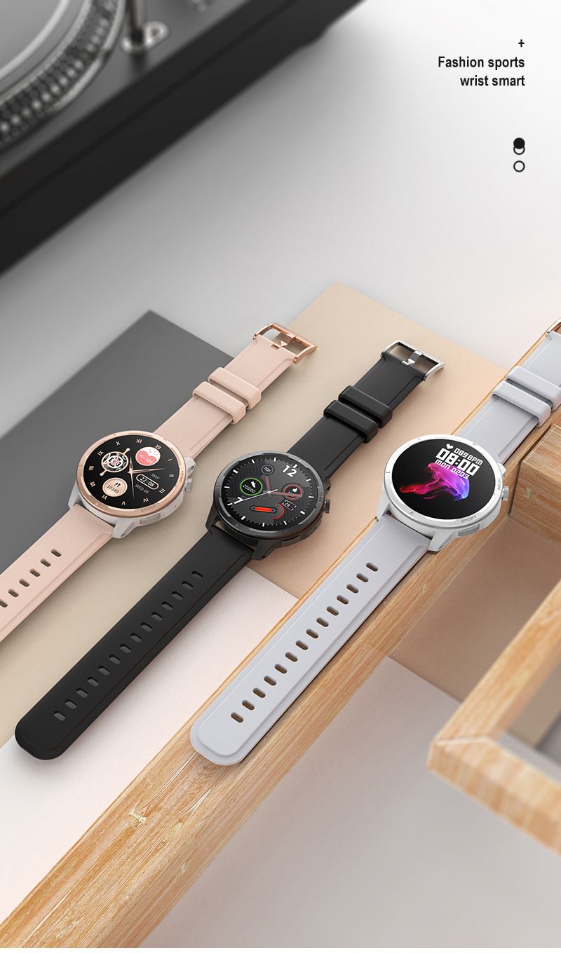 Smartwatch per donne e uomini: schermo TFT rotondo da 1,39", chiamate Bluetooth, monitoraggio dell'ossigeno nel sangue/frequenza cardiaca, monitoraggio del sonno, batteria con durata di 14 giorni_voghion.com