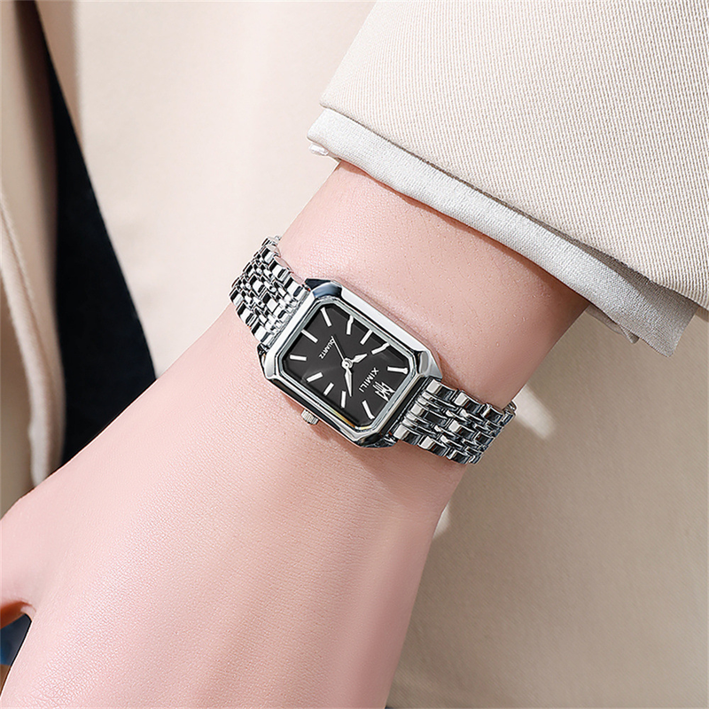 Fashion 2024 New Business and Leisure Quartz Light Luxury Women's Stainless Steel Student Watch_voghion.com