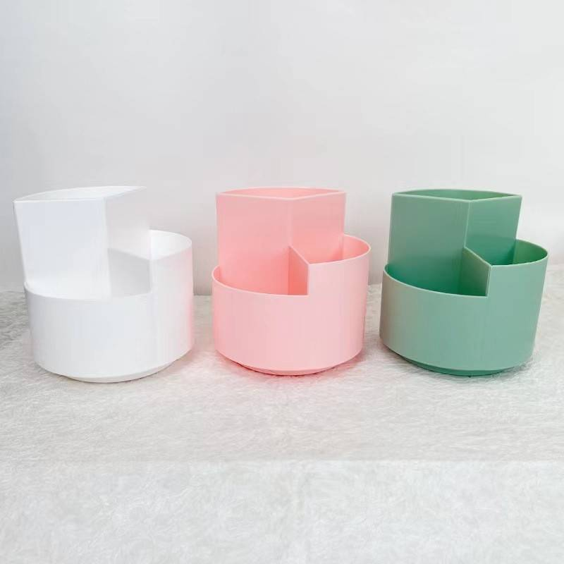 Portapenne girevole unisex, portapenne da scrivania per dormitori per studenti, grande capacità, contenitore per cancelleria, corpo per penna_voghion.com