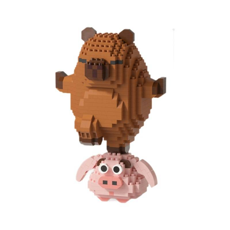 Capibara Bala Trendy Play Ornaments Cartone Animato Animale Lego Giocattoli Educativi Blocchi da Costruzione Giocattolo Regalo_voghion.com