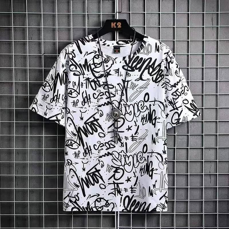 Men's Summer Short-Sleeve T-Shirt – Ice Silk Breathable Camo Print Tee (M-5XL)_voghion.com