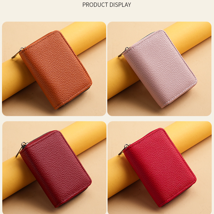 Card Bag Card Cases Card Holder With Multiple Card Slots Large Capacity ID Bag Multiple Card Slots, Short Accordion Bag_voghion.com