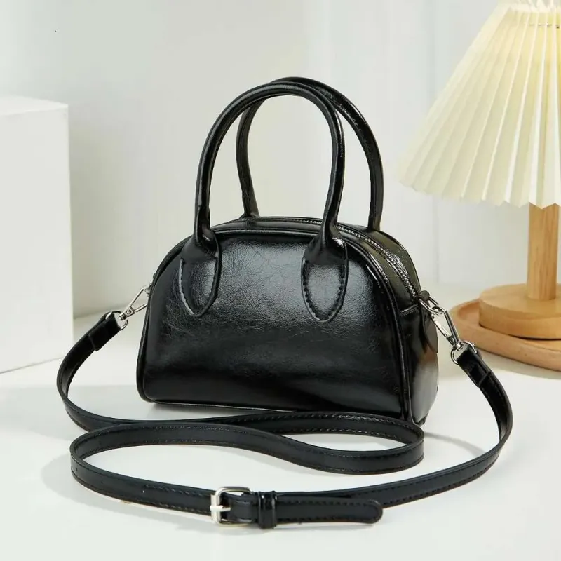 Small Boston Style Crossbody - Designer Inspired Shoulder Bag With Anti-Theft Zipper_voghion.com