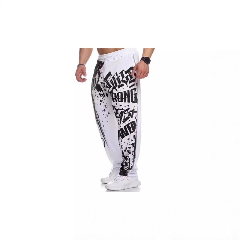 Pantalon long imprimé pour homme, décontracté, à séchage rapide, coupe ample, pour l'été et l'automne_voghion.com
